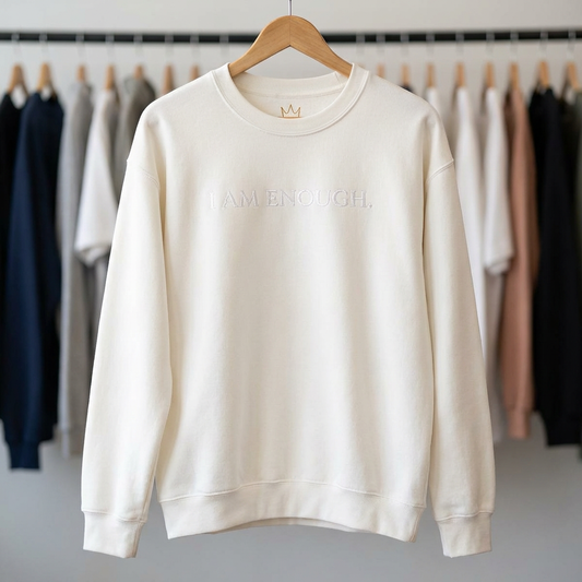 I AM ENOUGH — Crewneck Sweatshirt